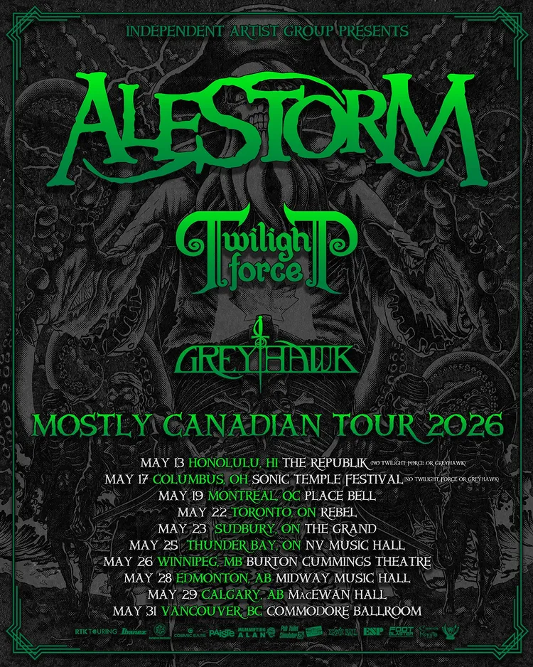 Twilight Force Mostly Canadian Tour Poster 2026